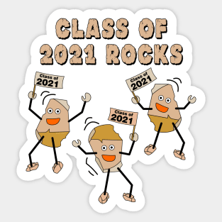 Class of 2021 Rocks Sticker